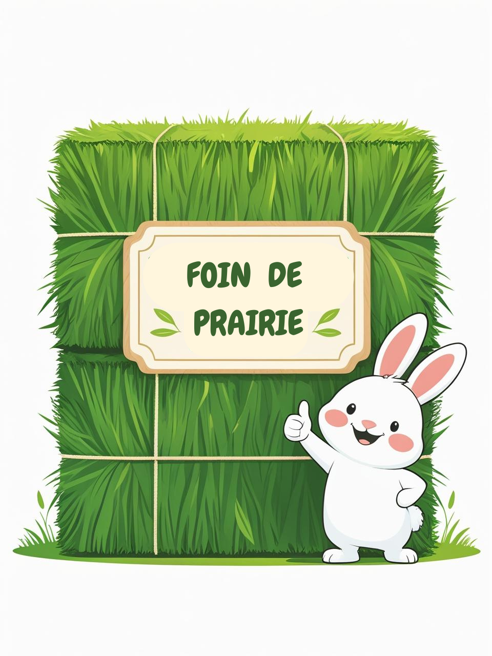 Wiesenheu aus der Provence für Kaninchen | Natürlich & reich an Fasern | Kalibunny
